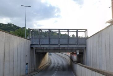 Lavori alla passerella pedonale di via Vallepiatta a Poggibonsi