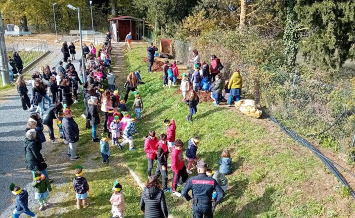 San Casciano dei Bagni: piantato l’Albero di Falcone alla scuola primaria