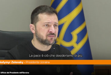 Ucraina, Zelensky al Parlamento Europeo "Vogliamo solo la pace"