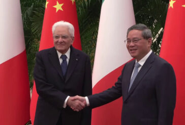 Mattarella "Riequilibrare i rapporti commerciali con la Cina"