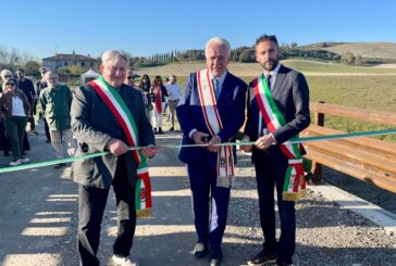 Nuovo ponte sul torrente Causa tra Monteroni e Asciano