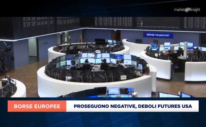 EUROPA PROSEGUE NEGATIVA A METÀ SEDUTA, PIAZZA AFFARI RESTA A -1%