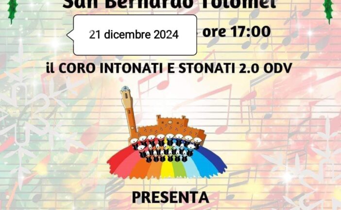 Auguri di Natale con il coro “Intonati e Stonati 2.0”