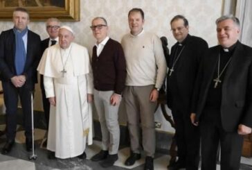 Delegazione di lavoratori della Beko di Siena da Papa Francesco