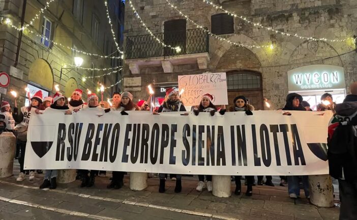 Un “regalo” dei lavoratori Beko sotto l’albero