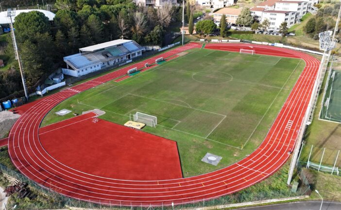 Montepulciano, conclusi i lavori di riqualificazione della pista di atletica del “B. Bonelli”