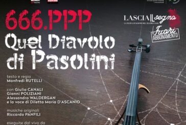 Debutto nazionale per 666.PPP – Quel diavolo di Pasolini al Teatro Caos