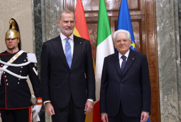 Mattarella incontra i Reali di Spagna al Quirinale