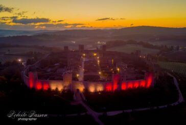 Il Castello di Monteriggioni brilla con una nuova illuminazione