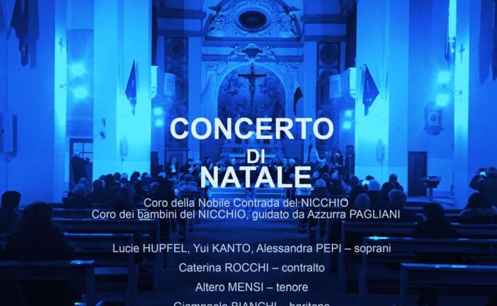 Il 21 dicembre nel Nicchio tradizionale Concerto di Natale