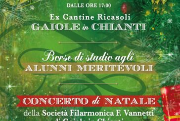 A Gaiole il concerto di Natale e la consegna delle borse di studio