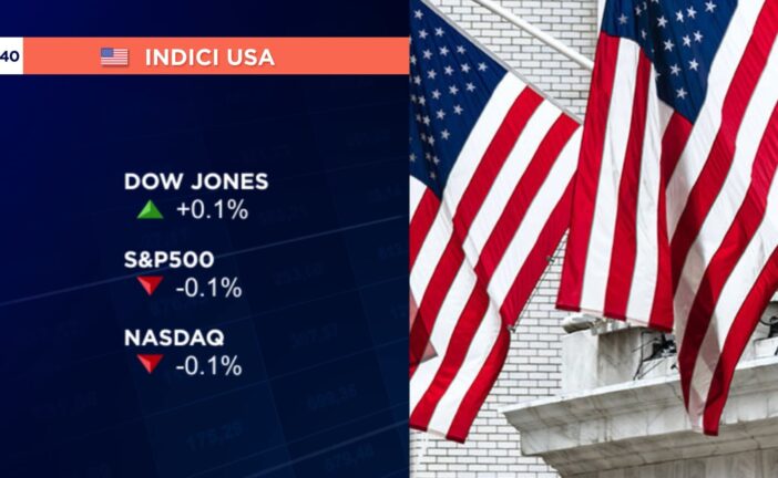 A WALL STREET AVVIO SOTTOTONO PER S&P 500 E NASDAQ A -0,1%