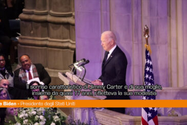 Biden “Jimmy Carter ha segnato il mio destino”