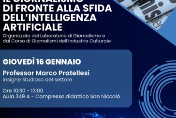 Incontro-lezione con Marco Pratellesi su “Il giornalismo di fronte alla sfida dell’IA”