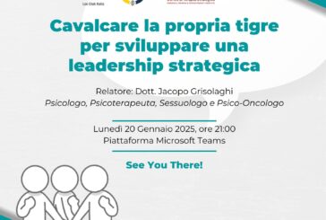 Il Leo Club propone “Cavalcare la propria tigre per sviluppare una leadership strategica”