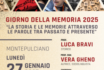 Montepulciano celebra il Giorno della Memoria 2025