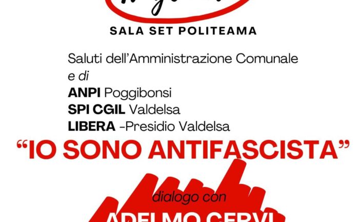 “Io sono antifascista”: al Politeama incontro con Adelmo Cervi