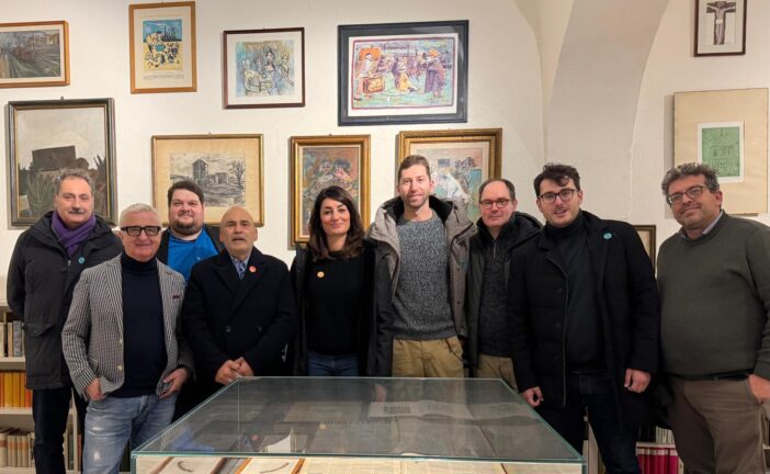 Guerri in visita a Colle per la candidatura a Capitale Italiana della Cultura 2028