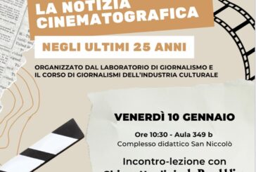 Incontro-lezione su “La notizia cinematografica negli ultimi 25 anni”