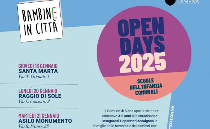 Scuole infanzia: via agli “Open days 2025”