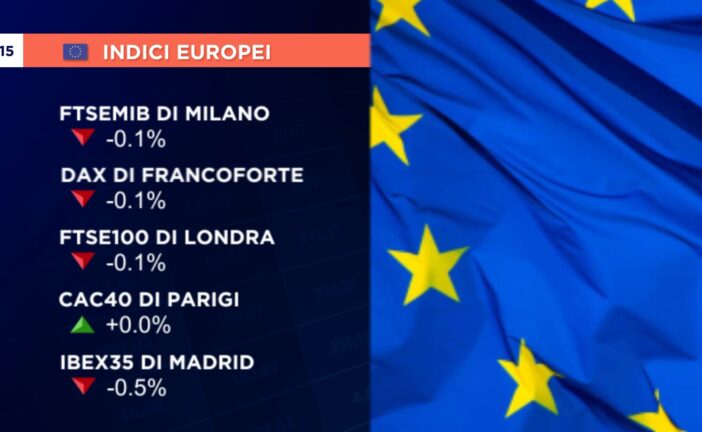 AVVIO DEBOLE PER L’EUROPA CON MILANO -0,1%