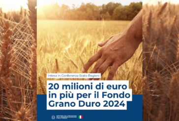 20 milioni in più per il Fondo Grano Duro