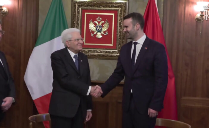 Montenegro, Mattarella incontra il primo ministro Spajic