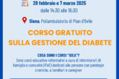 In Pian d’Ovile torna il corso IDEA sul diabete