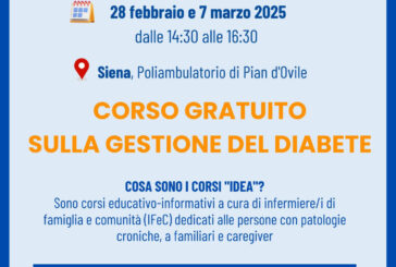 In Pian d’Ovile torna il corso IDEA sul diabete