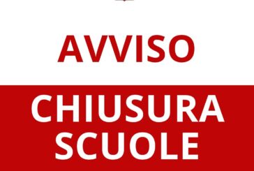 Chiuse le scuole di alcuni comuni della provincia