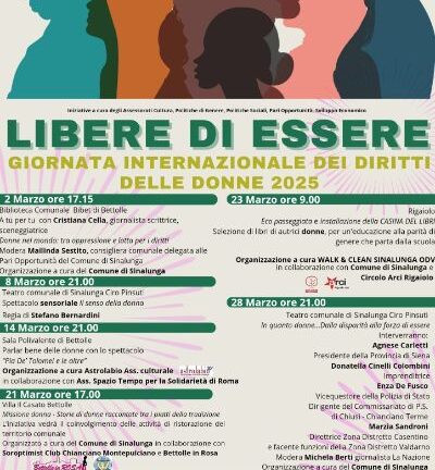 “Libere di Essere”: cartellone unico per la Giornata Internazionale dei diritti della donna