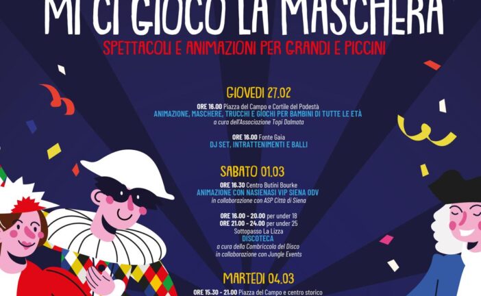 Eventi a Siena: confermati gli “Stati Generali della Salute” e il “Carnevale”