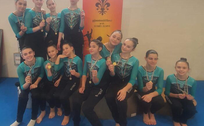 Mens Sana Ginnastica Artistica: le biancoverdi conquistano 15 medaglie