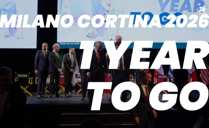 One Year to Go, tra un anno al via le Olimpiadi Milano-Cortina 2026