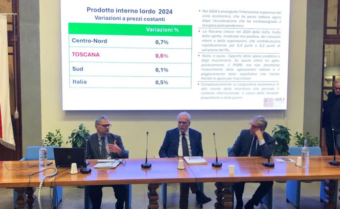 Rapporto Irpet: rallenta l’economia toscana