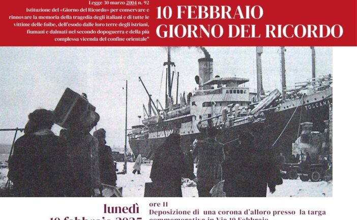 Poggibonsi celebra il Giorno del Ricordo