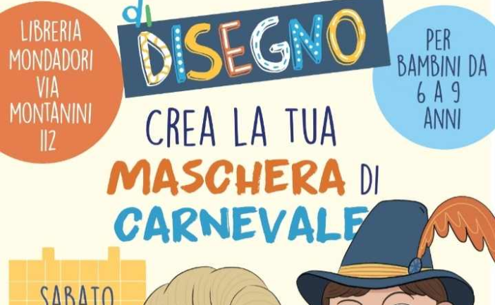 Alla Mondadori il laboratorio “Crea la tua maschera di Carnevale”