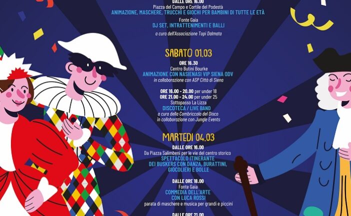 “Mi ci gioco la maschera”: Siena festeggia il Carnevale 2025