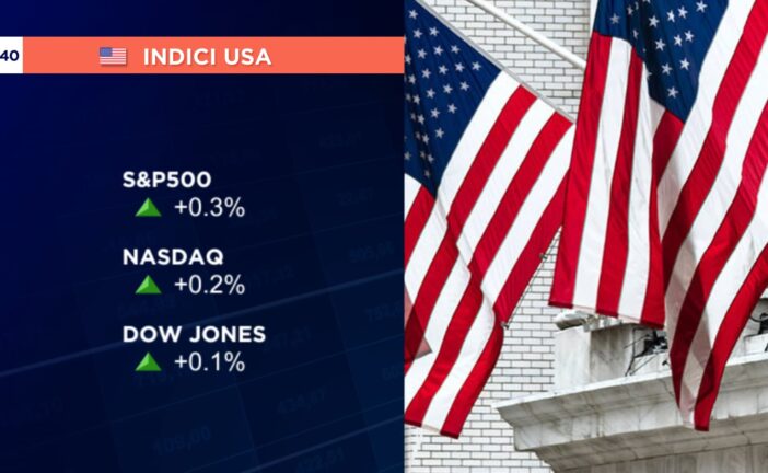 WALL STREET PARTE POSITIVA, S&P 500 +0,3% E NASDAQ +0,2%