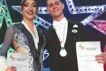 I sarteanesi Sara Meloni e Federico Zerillo campioni italiani di Danze Standard