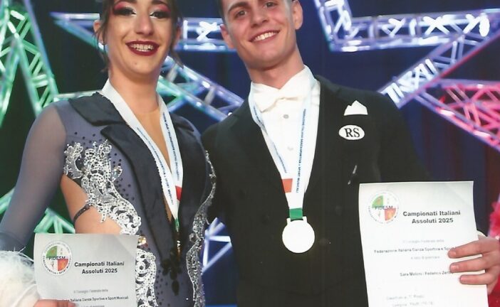 I sarteanesi Sara Meloni e Federico Zerillo campioni italiani di Danze Standard