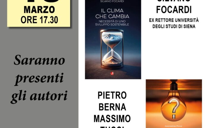 “Il clima che cambia”: Focardi a “I Giove-dì Libri”