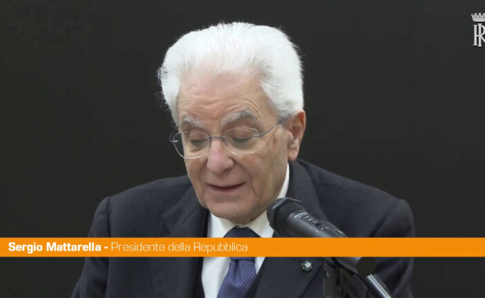 Mattarella "Disarmo minato da irresponsabili retoriche di conflitto"