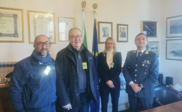 Bondi, Falorni e Salvini hanno incontrato la Guardia di Finanza