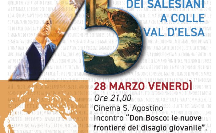 75 anni di Salesiani a Colle: incontro su “Don Bosco: le nuove frontiere del disagio giovanile”