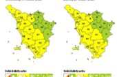 Codice giallo dalle 22 di oggi alle 12 di lunedì 10 marzo