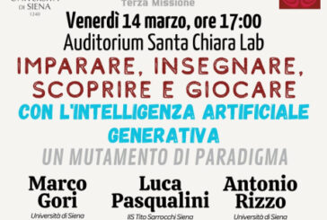 IA generativa: incontro di approfondimento all’Università di Siena