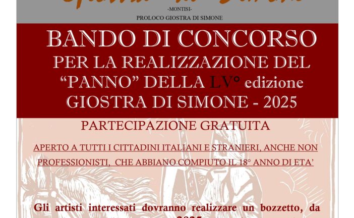 Giostra di Simone: aperto il bando per la realizzazione del Panno