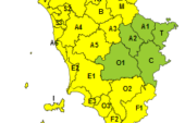 Piogge: codice giallo mercoledì 12 su quasi tutta la Toscana