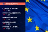 AVVIO NEGATIVO PER L’EUROPA, A MILANO (-1,4%) CROLLANO FERRARI (-6,7%) E PRYSMIAN (-6,6%)